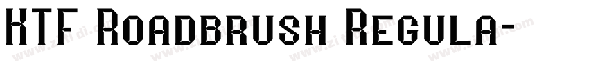 KTF Roadbrush Regula字体转换
